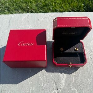 Auth.✅ Cartier 18k Yellow Gold Love Stud Earrings ✨